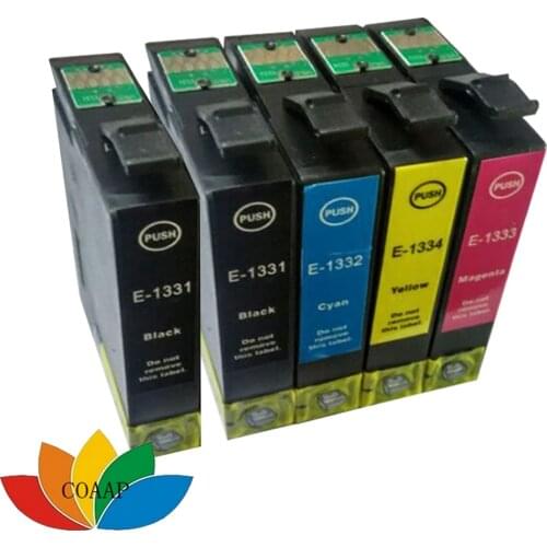 5 Compatible 133XL ink cartridge for EPSON T133 133 N11 NX125 NX130 NX420 NX430 Printer