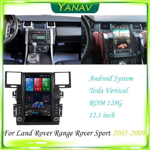 Car Radio Audio Android Stereo Receiver For Land Rover Range Rover Sport 2005-2009 GPS navigation Video Multimedia MP3 Player