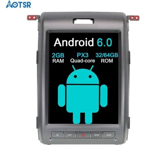 Aotsr Android 7.1 Tesla style Car No DVD Player GPS Navigation For Ford F150 2009-2014 car multimedia player tape recorder unit
