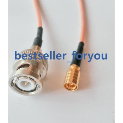 BNC Q9 Male Plug To SMB Female Straight Crimp Jumper Pigtail RF RG316 Cable 20inch