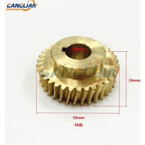 1 Piece Roland Brass Gear 36 Teeth Printing Machine