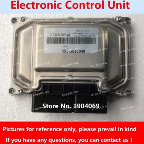 F01R00DFD9 F01RB0DFD9 SX6-3610040 ME17 ECU Electronic Control Unit F01RB0DER2 SX5-3610120 F01R00DER2 For Dongfeng Joyear Car