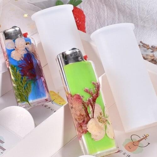 3 Pcs Lighter Box Resin Mold Lighter Protective Cover Silicone Mold Suitable for Epoxy Resin Resin Jewelry Casting Mold