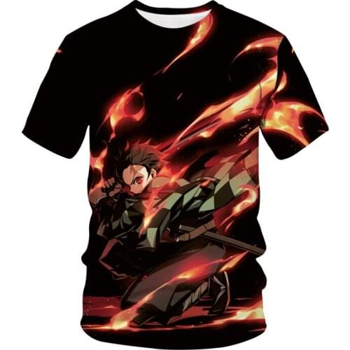 Demon Slayer Kimetsu No Yaiba T Shirt Fashion Anime 3D Print Men Women Hip Hop Streetwear T-Shirt Harajuku Unisex Tops Clothing