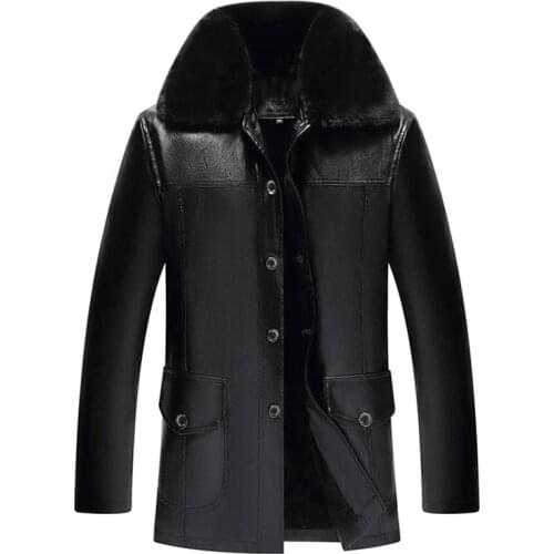 Leather Jacket Men,men Jacket Winter Leather,faux Fur Coat Men,coat Men,leather Jacket,men Leather Jackets Jackets and Coats