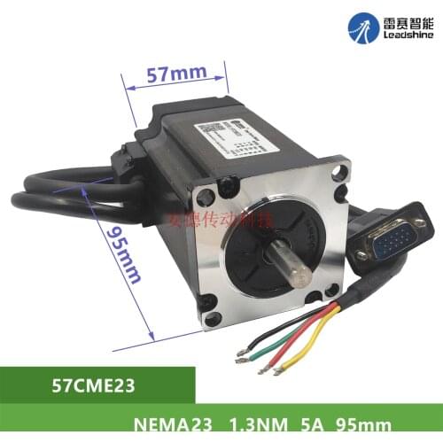 NEMA32 Leadshine 57CME23 2.3Nm 5AClosed loop servomotor 2 phase Shaft Diameter 8mm