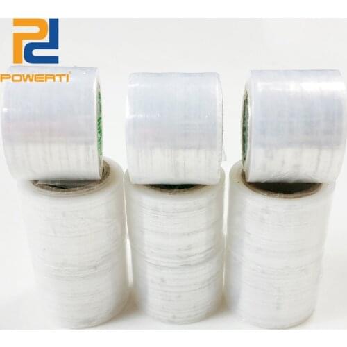 POWERTI 3pcs/lot Tennis Racket PE Base Film Viscosity Overgrips Transparent Towel Grip for Tennis and Badminton Racket