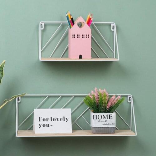 Entryway Shelf Racks Wall Mount Holders Load Bearing Simple Style Decorative Wall Hanging Shelf for Home