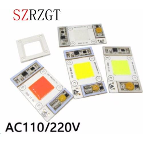 10PCS 50W 170-265V AC High Power led chip built-in driver Warm white Cool White 10000K 20000K 30000k LED, Full Spectrum LED