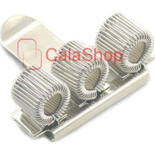 10 Pcs / Lot 3 Hole Pen Holder With Pocket Clip Perfect For Doctors Nurse Uniform Notebook Pocket Wallet