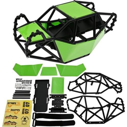 310mm Wheelbase Car Shell Tube Roll Cage Kit for 1/10 SCX10 90046 Trx-4 Off-Road RC Car Accessories