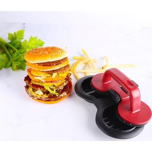 ABS Hamburger Maker Hamburger Press Round Shape Non-Stick Cutlets Hamburger Meat Beef Grill Burger Press Patty Maker Mold