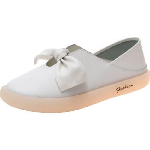 YSHUNIJ 2021 New Small white shoes for pregnant women in spring and autumn and summer with soft soles and large size shoes