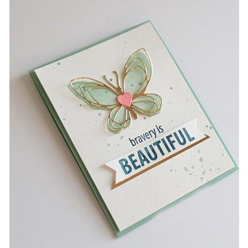 Flowers Butterfly Metal Cutting Dies Scrapbooking Steel Craft Dies And Stamps Diy Albums Stencil Embossing Paper Cards Making