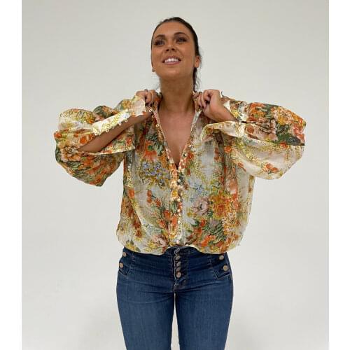 EVACANDIS Linen Blouses