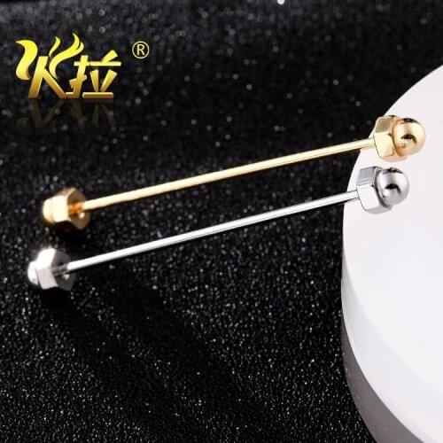 EURO designs fashion Bayer screw on shirt collar holder brooch shirt collar cufflink British male personality ornament accessory