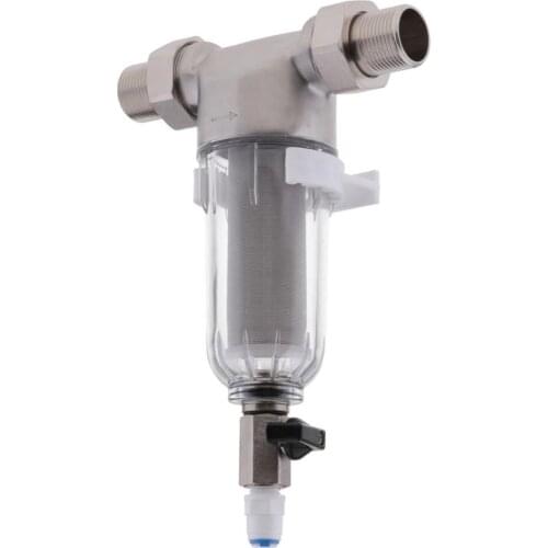 Water Prefilter Sediment Filter for Well Water Hose- 40 -3/4" And 1/2"