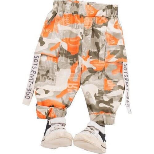 Toddler Pants 2021 Autumn Spring Baby Boys Pants Children Casual Fashion Camouflage SportsPants Clothing For Girl 2-6 Years Old