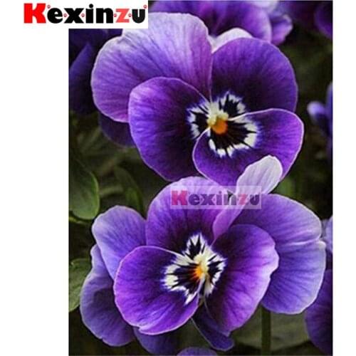 Kexinzu 5D DIY Full Square/Round Drill Diamond Painting Kit "petal" Embroidery Mosaic Cross Stitch Stickers Decor Gift Xy00610