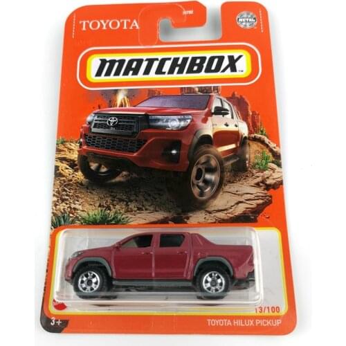2021 Matchbox Cars TOYOTA HILUX PICKUP 1/64 Metal Diecast Collection Alloy Model Car Toy Vehicles