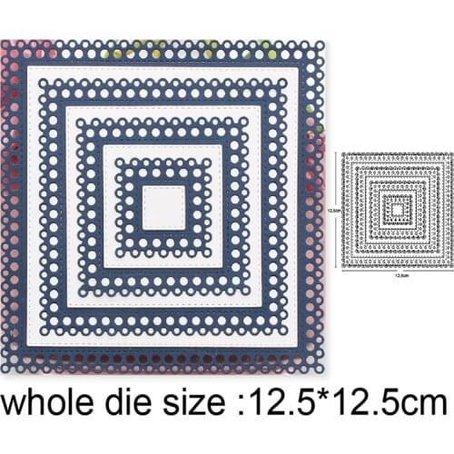 Bubble Background Frame Metal Cutting Dies Scrapbooking Stencils dies DIY Paper Card Decor Embossing Die Cut Craft Dies 2020 NEW