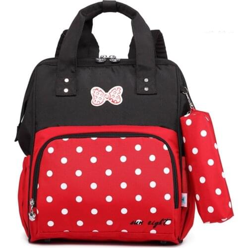 CUTE Black Red Bow Girl Backpack Children School Backpack School bags For Girls Waterproof Kindergarten Backpack Wholesale