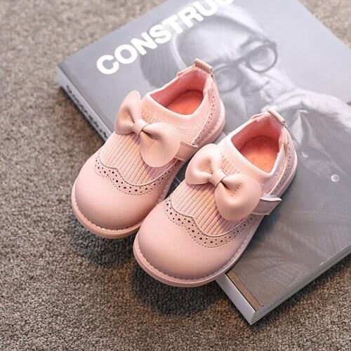 Girls Fashion Boots Autumn Winter Childrens Casual Shoes Soft Comfortable Bow Princess Short Boots Warm Kids Shoes