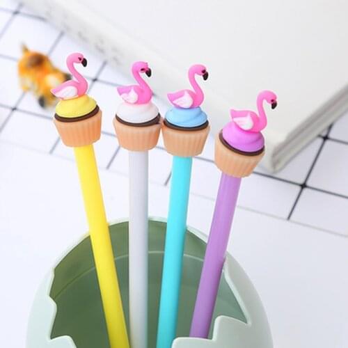 Ice Cream Gel Pens Novelty Cute Kawaii Pen Student Stationery Cute Pens New Black Ink Writing Gel Pen Kawaii School Supplies