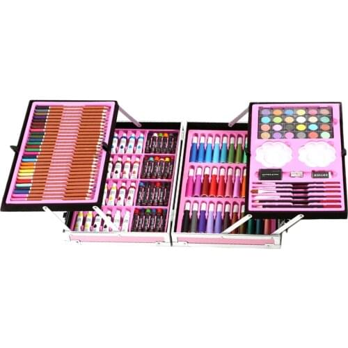 145x Painting Art Box Set Crayon Watercolor Palette for Artist Drawing Painting