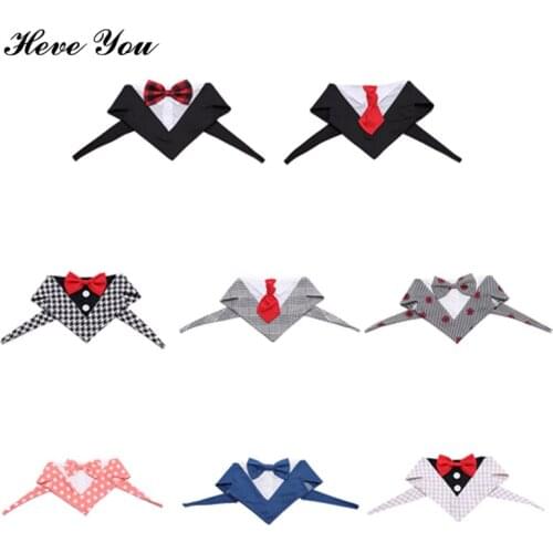 Heve You Pet Collars Comfortable Durable Dog Scarf Puppy Teddy Neckerchief Pet Accessories Adjustable Puppy Cat Collar for Dogs