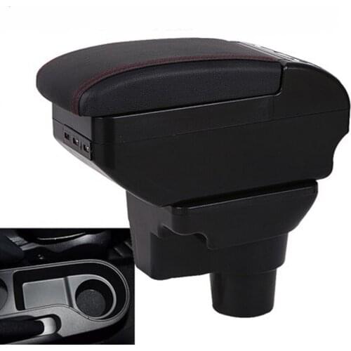 For Kia Rio 4 Armrest For Kia Rio 4 X-Line car armrest box Russi 2017 2018 2019 2020 2021 car accessories interior Easy install