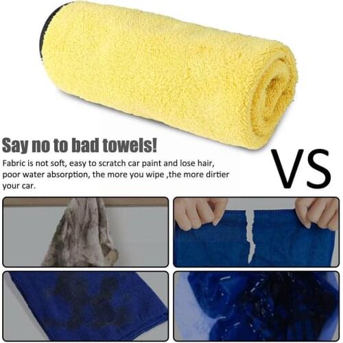 Car Wash Accessories 30*30cm Car Wash Microfiber Towel Auto Super Auto Cloth Towels Hemming Drying Absorbent Cleaning Care K1O1