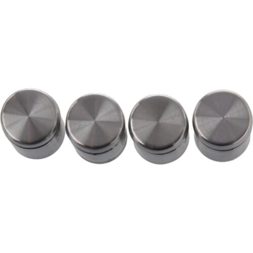 Spacer for screwing, for glass / mirror / nails, stainless steel, silver, 4 pieces