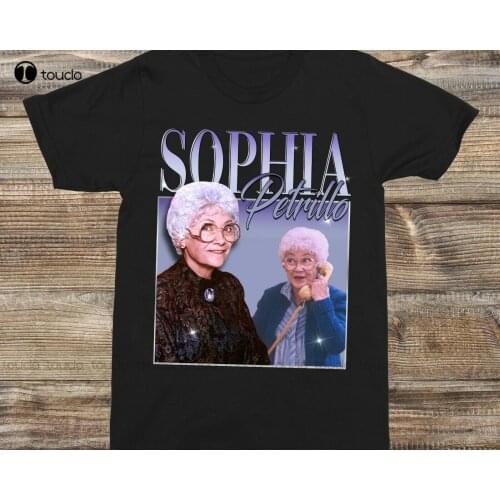 Sophia Petrillo The Golden Girls Estelle Getty 90S Vintage T-Shirt Mens Dress Shirts Cotton Tee Shirts S-5Xl Unisex