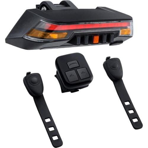 2000mAh Smart USB Charge Bicycle Tail Rear Light Auto Wireless Remote Bike Taillight Intelligent Sensor Bike Brake Amicable