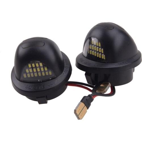 1 Pair Car LED License Plate Tag Light Lamp 3W 12V Fit for Ford F150 F250 F350 F450 F550 Super Duty Expedition Lincoln Mark LT