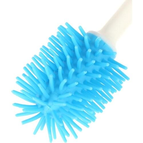1PCS Silicone Creative Bottle Brush For Baby Bottles Scrubbing Cleaning Tool Kitchen Cleaner For Washing Cleaning