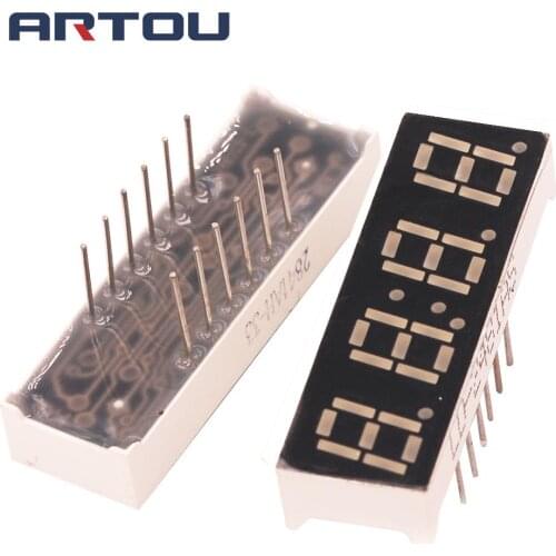 10PCS 4Bit Digital Tube 7 segment 0.28" Red LED Display Common Cathode