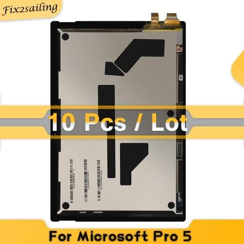 10Pcs/Lot 12.3" New LCD For Microsoft Surface Pro 5 Model 1796 Pro 6 1807 LP123WQ1 Display Touch Screen Digitizer Assembly Repai