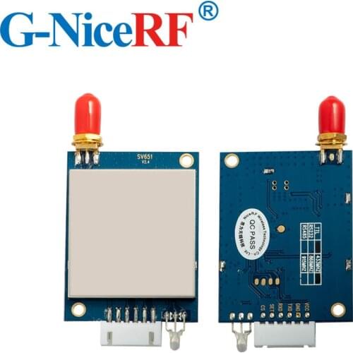 2pcs 3km 915MHz Uart 27dBm 500mW Si4432 SV651 RS232 RF Radio Transmitter