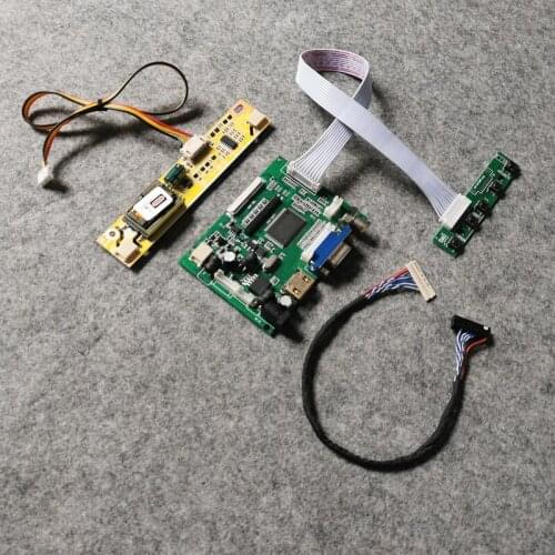 20 Pin LVDS 2-CCFL 1024*768 Fit G150XG01/M150XN06/M150XN07/TMS150XG1 screen controller drive board LCD monitor VGA 2AV kit