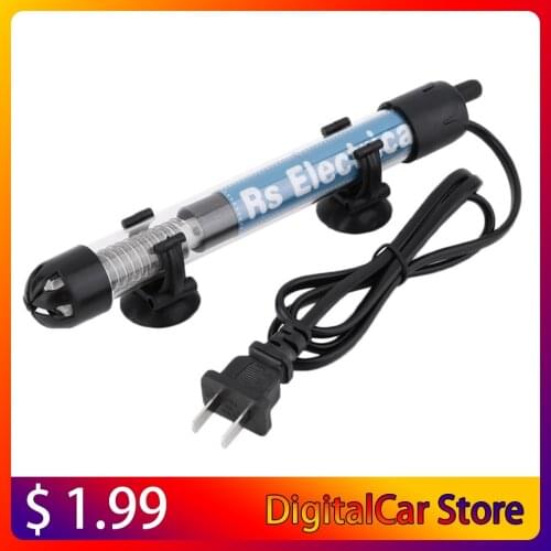 50w/100w/200w/300w US Plug Aquariums Heater Durable Submersible Heater Heating Rod Aquarium Glass Fish Temperature Adjustment