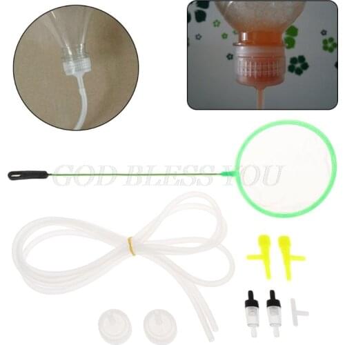 9Pcs Brine Shrimp Incubator DIY Aquarium Hatching system Cap Connection Tee Regulator Hose Check Cultivation Kit For Fish