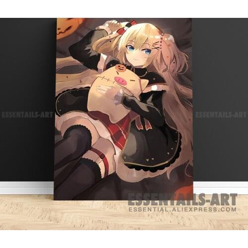 Akai Haato Hololive Canvas Wall Art Painting Decor Pictures Bedroom Study studio print Living kid Room Home Decoration Prints