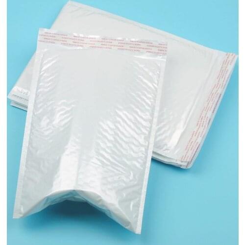 13*15cm White Bag Foam Envelope Foam Foil Office Packaging Envelope Moistureproof Vibration Bag Storage Bags 50pc/lot