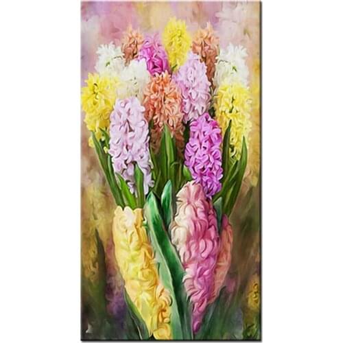 Large Diy Picture Of Rhinestone Lavender Bouquet Diamond Embroidery Beautiful Flower Diamond Painting Full Square MosaicZP-4572
