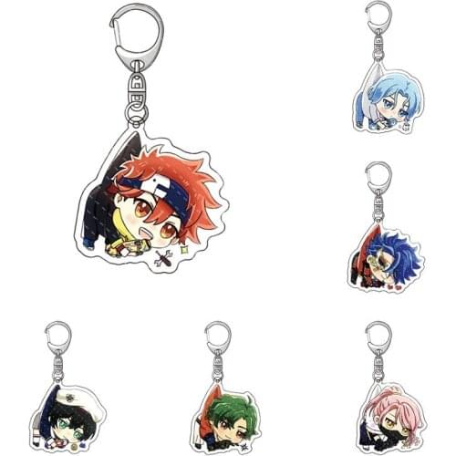 Anime Keychains SK8 The Infinity Reki Kyan Langa Hasegawa Miya Cherry Blossom Joe Acrylic Key Ring Pendant Cutey Key Chain