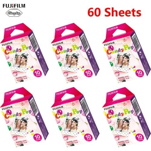 Fujifilm Instax Mini 10-60 Sheets Cartoon Instant Photo Paper cartoon Film For Fuji Instax Mini 8 9 70 7s 50s 50i 90 Original