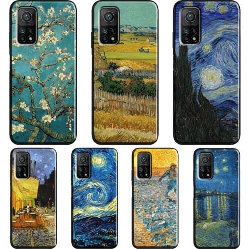 Oil Painting Van Gogh For Xiaomi Mi 11 Ultra Note 10 Lite Mi 9T 10T Pro A3 Coque For POCO X3 Pro M3 F1 F3 Case