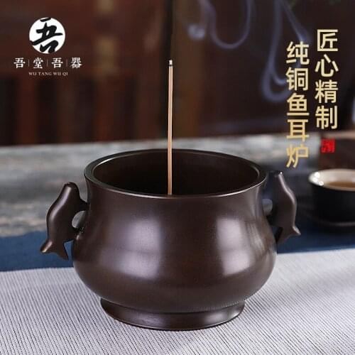 Indoor worship incense burner for Buddha burning incense burner large incense burner line incense plate incense burner